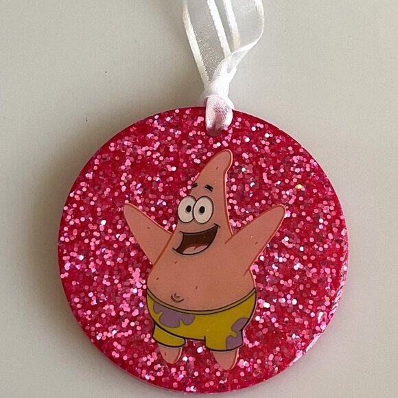 PATRICK SPONGEBOB HOLIDAY CHRISTMAS ORNAMENT ROOM DECORATION - Picture 2 of 9